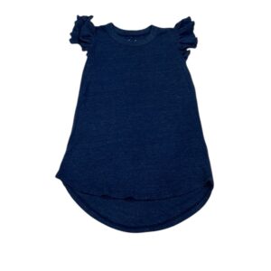 Chaser, Girls Navy Blue Lightweight Soft Cotton Dress, Size 5