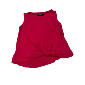 Terez Girls Pink Sleeveless Top, Size Medium