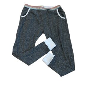 Miki Miette, Girls Lightweight Marled Grey Joggers, Size 7
