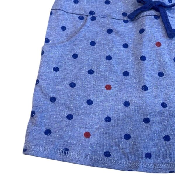 NWT, American Girl Sparkle Purple Polka Dot Summer Dress, Size 7