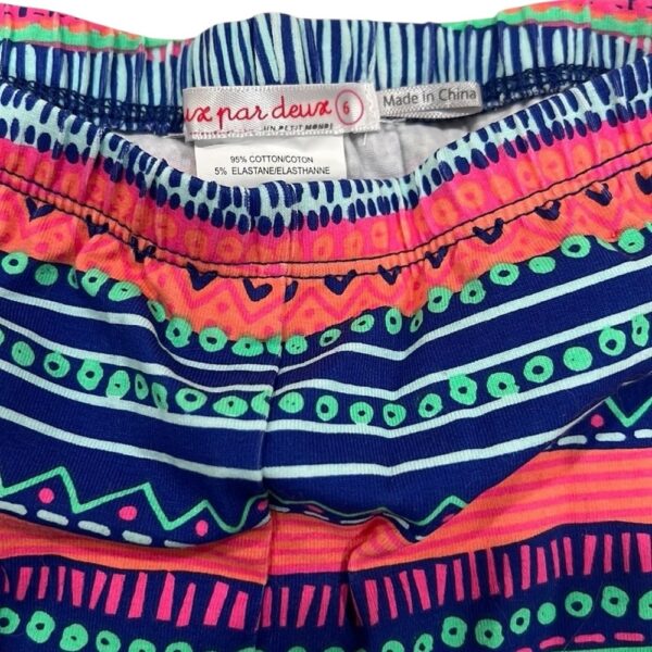 NWT, Deux Par Deux, Girls Tunic with Matching Capri Leggings, Size 6