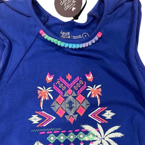 NWT, Deux Par Deux, Girls Tunic with Matching Capri Leggings, Size 6