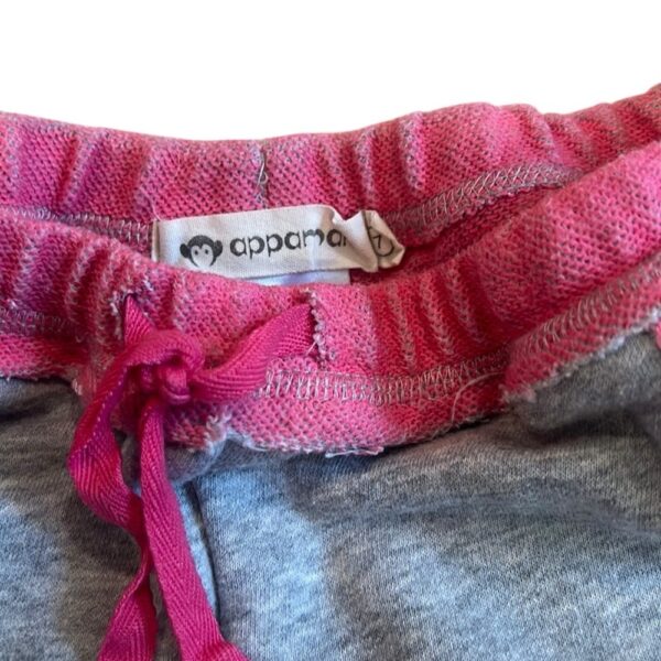 Appaman Girls Pink and Gray Cotton Shorts, Size 7