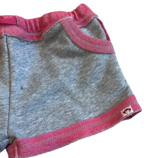 Appaman Girls Pink and Gray Cotton Shorts, Size 7