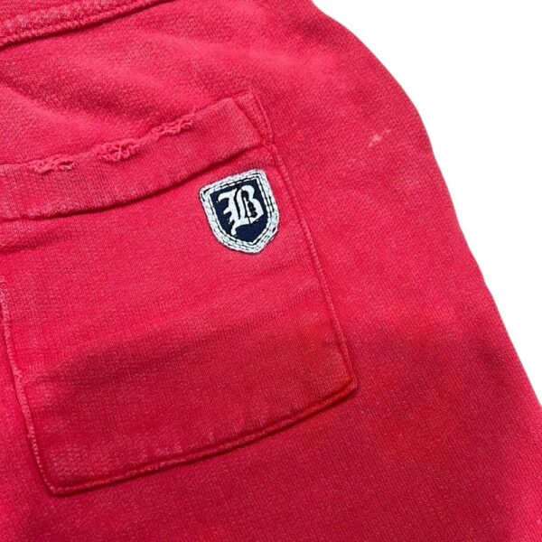 Butter, Washed Red Cotton Shorts with Pockets, Size 6