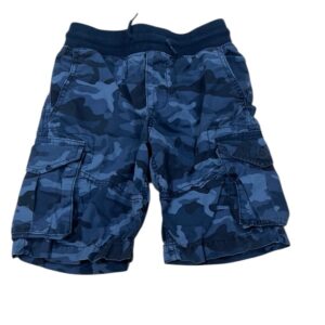 GAP Kids, Blue Camouflage Cargo Shorts, Size Small