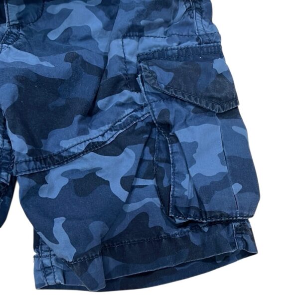 GAP Kids, Blue Camouflage Cargo Shorts, Size Small