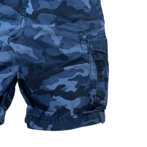 GAP Kids, Blue Camouflage Cargo Shorts, Size Small