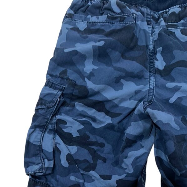 GAP Kids, Blue Camouflage Cargo Shorts, Size Small