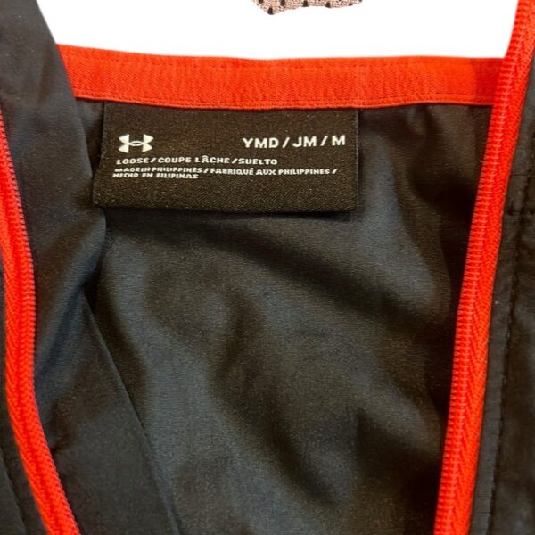 Under Armour Pink and Black Hooded Windbreaker, NWOT, Size Medium