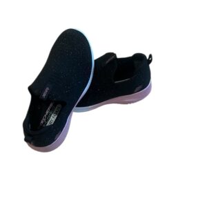 Skechers Kids' Black and Pink Slip-On Shoes, Rarely Worn, Size 1.5