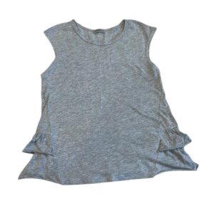 NWOT, LAmade, Girls grey tank with ruffles, Size 5/6