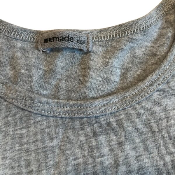 NWOT, LAmade, Girls grey tank with ruffles, Size 5/6