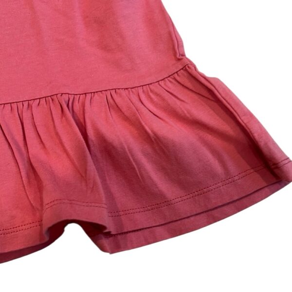 NWOT, Tea Collection, girls short sleeved ruffled shirt, size 7