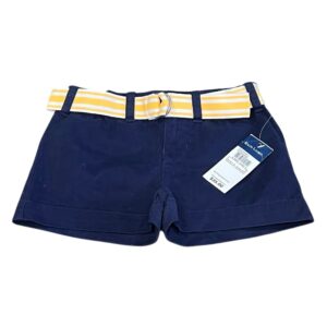 Ralph Lauren Navy Shorts with Belt, Size 6