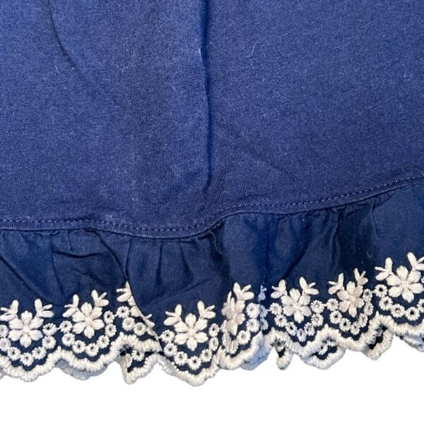 Ralph Lauren Blue Top with Cream Trim, Size 5