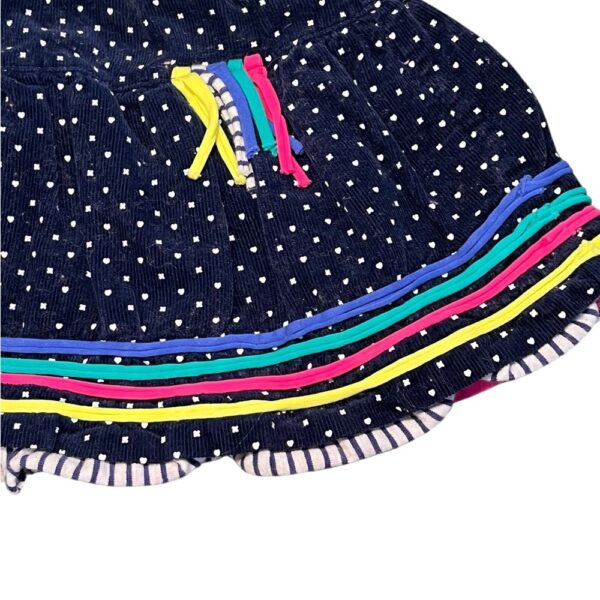 Deux par Deux Long Sleeved Shirt with Matching Corduroy Skirt, Size 2