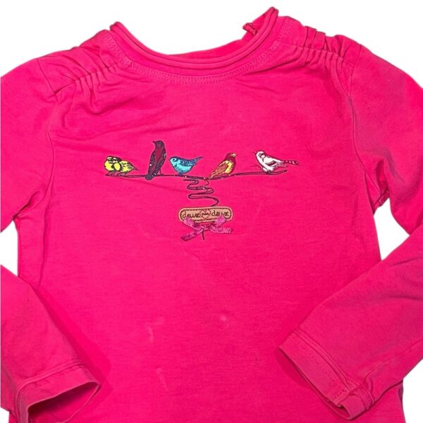 Deux par Deux Long Sleeved Shirt with Matching Corduroy Skirt, Size 2