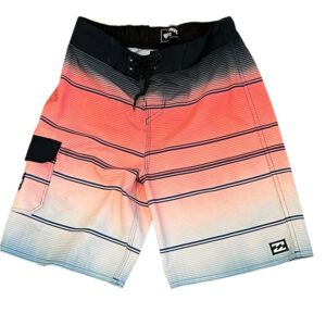 Billabong Gradient Striped Swim Shorts, Size 6