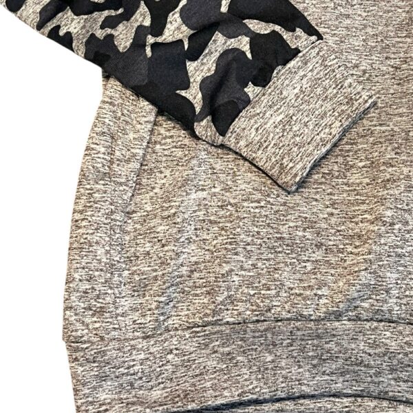 EGG NYC Boys Quikdri Hoodie with Camo Sleeves, Size 8