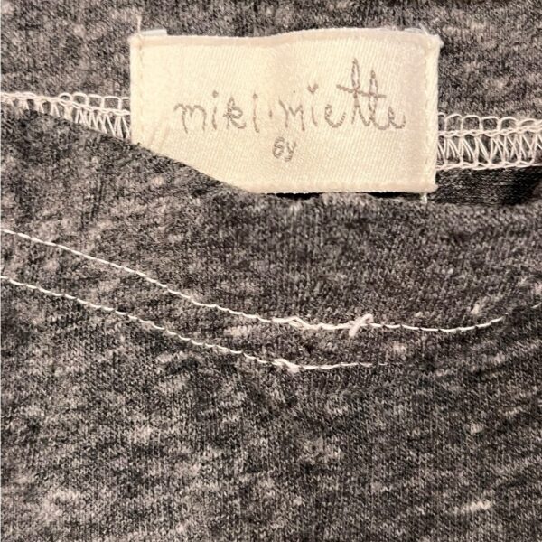Miki Miette Grey Heathered Lightweight Pants and Matching Tank, Size 6