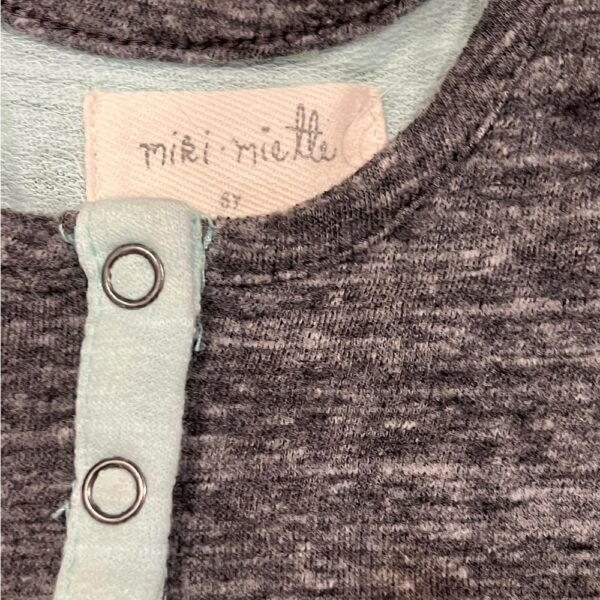 Miki Miette Grey Heathered Lightweight Pants and Matching Tank, Size 6