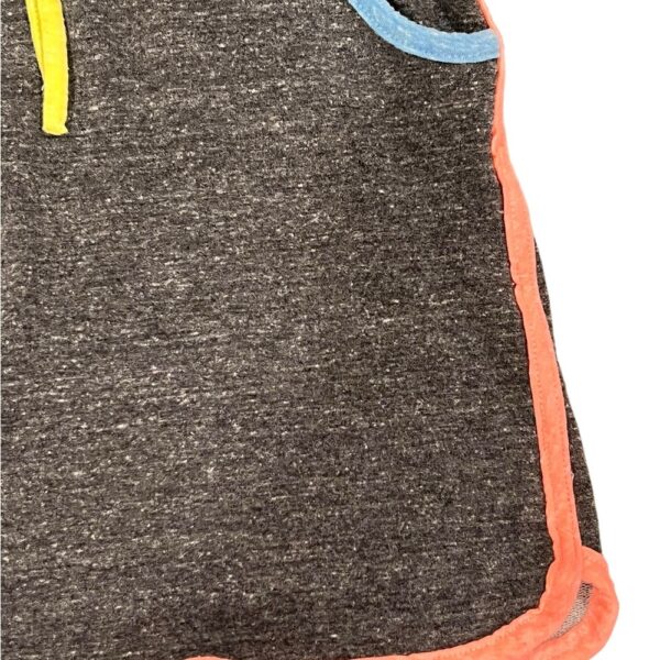 Miki Miette Long Sleeved Grey Dress with Stripe Detail, Size 8