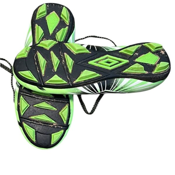 Umbro Green and Black Cleats, Size 1