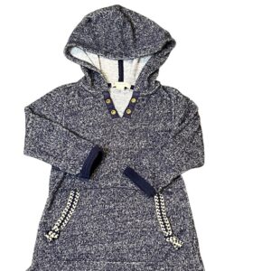 Crewcuts Heathered Navy Lightweight Sweater Dress/Tunic, Size 2