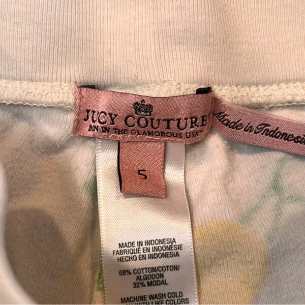 Juicy Couture Terrycloth Shorts with Lemons, Size 5