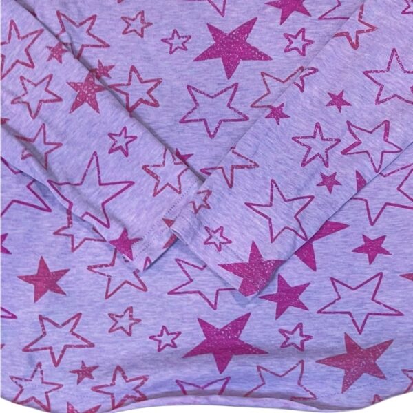Appaman Long Sleeve Pink and Purple Star Tee, Size 8