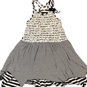 Isobella & Chloe Black and White Lace Dress