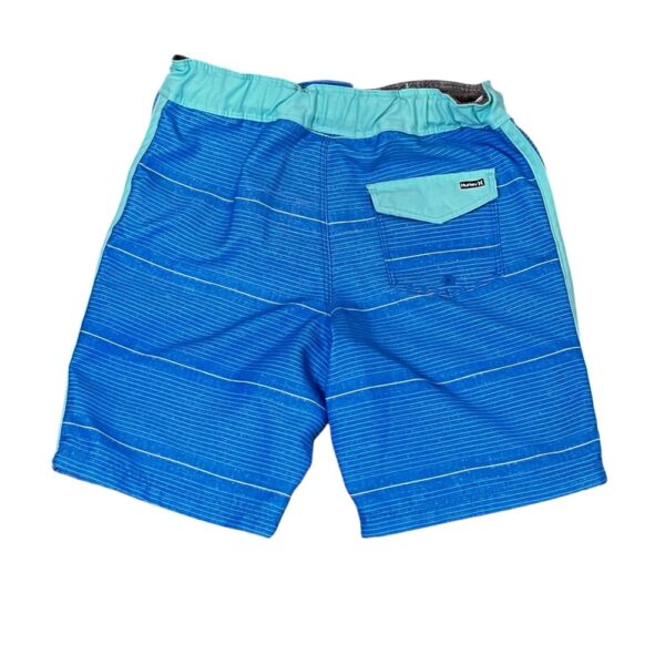 Hurley Blue Striped Board Shorts, Size 7