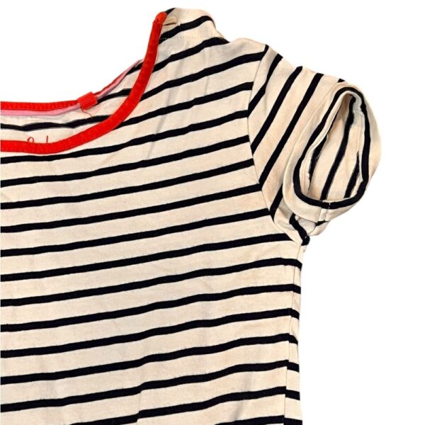 Mini Boden Blue and White Striped Romper, Size 7-8
