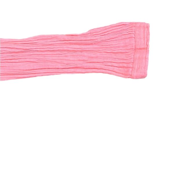 Antik Batik Pink Ruffled Tiered Linen Sundress, Size 8