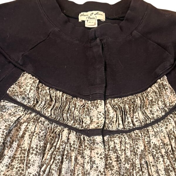 Elaine et Lena Charming Black and White Kids Casual Dress/Tunic, Size 8