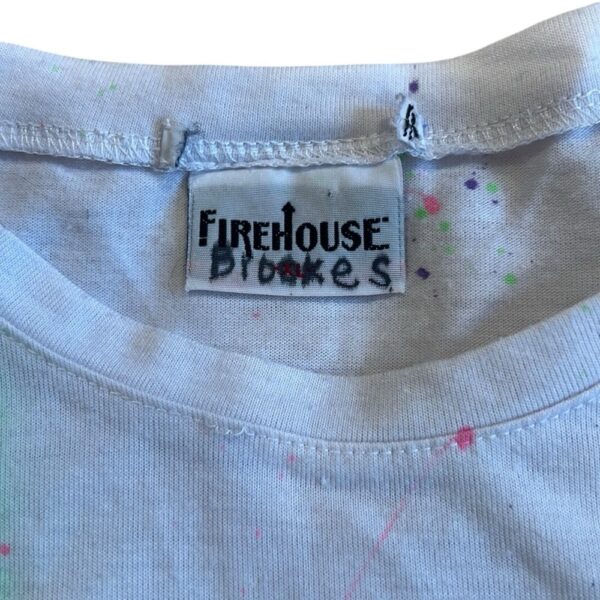Firehouse NYC, Kids White Smiley Face Muscle Tee, Size XL