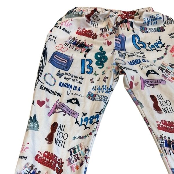 Kids Taylor Swift Graphic Jogger/Pajama Pants, Size XL