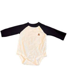 GAP Navy and Cream Kids Bodysuit Size 0-3 months