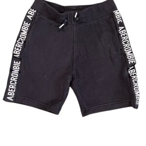 Abercrombie Boys Black Sweatshirt Style Shorts with Pockets, Size 5/6