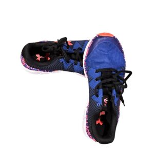 Under Armour Vibrant Blue and Pink Sneakers, Like New, Size 2