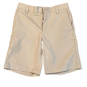 Lands' End Boys Quick Dri Khaki Uniform Shorts, Size 7