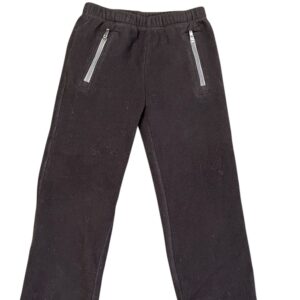 Hanna Andersson Boys Black Fleece Pants, Size 5