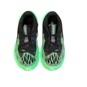Under Armour Boys Neon Green and Black Sneakers, Size 2