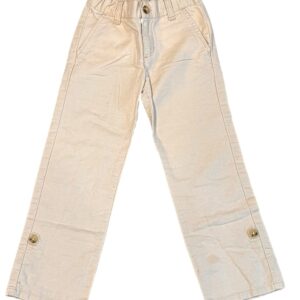 Janie and Jack Boys Khaki Linen Pants, Size 5