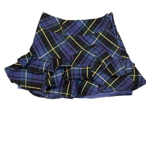 Ralph Lauren Blue, Green, and Yellow Plaid Mini Skirt, Size 5