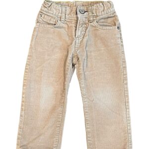 GAP Toddler Boys Tan Jersey Lined Corduroy Pants, Size 2
