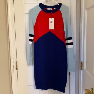NWT, Lacoste sweater dress, size 34/2