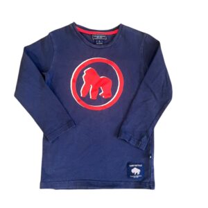 Toobydoo Navy Blue Kids Shirt with Red Graphic