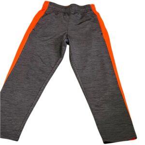 Champion Kids' Joggers in Gray and Orange, Size S (6/7)